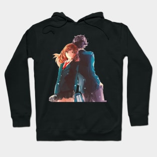 Blue Spring Ride Cute Futaba X Kou! Hoodie